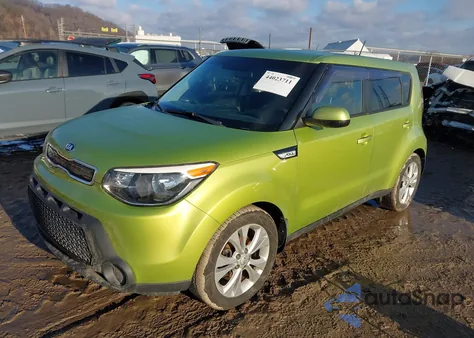 2015 Kia Soul + from USA, damaged, VIN KNDJP3A5XF7769360
